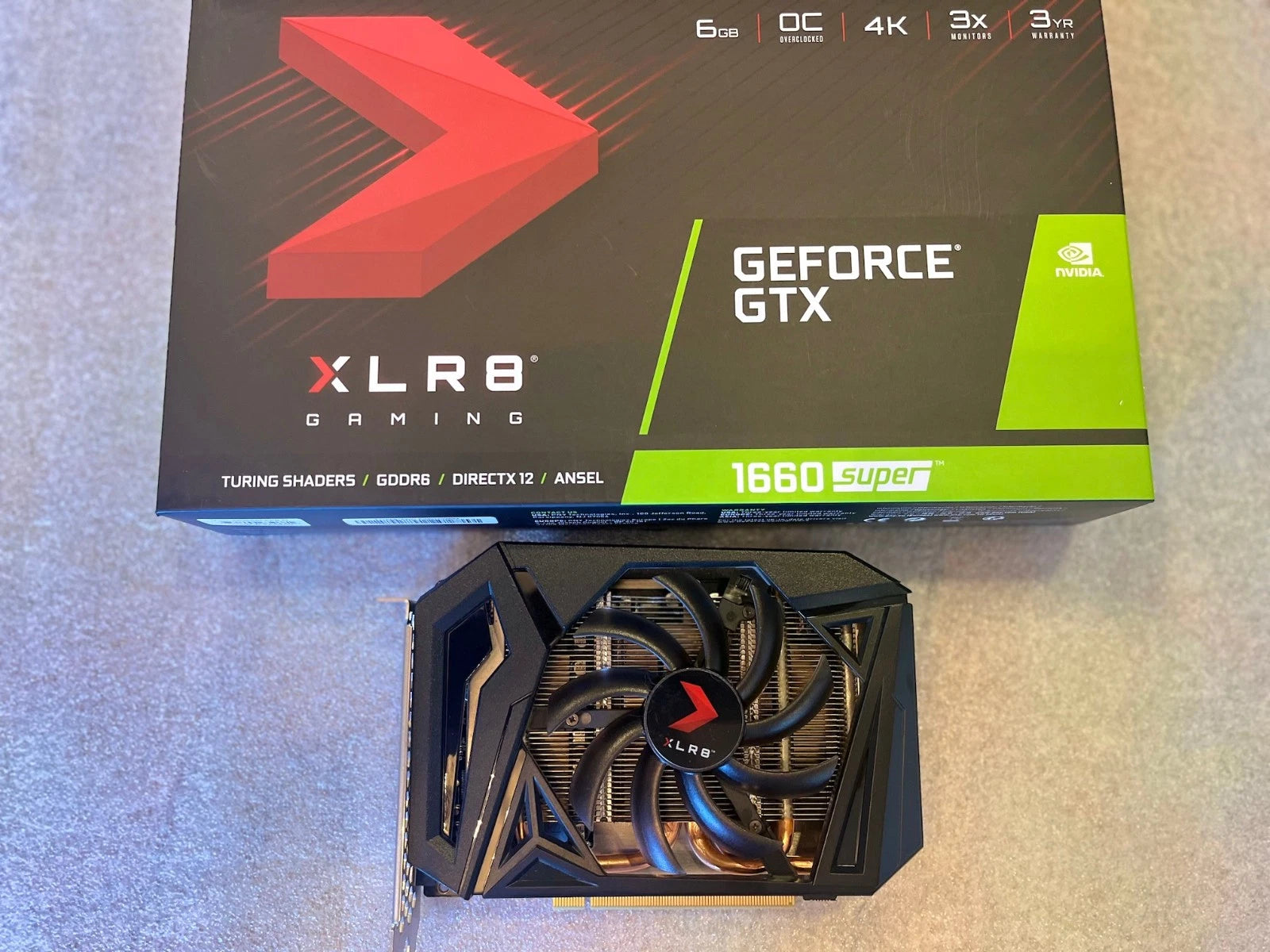 PNY GTX 1660 SUPER 6GB XLR8 6GB GDDR6 Graphics USED – Excel RC