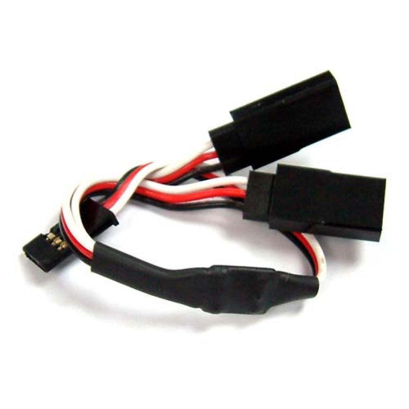 Yeah Racing 15cm Y Extension Leads With Futaba/KO PROPO(New Plug Connector