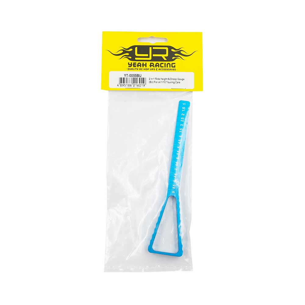 Yeah Racing 2 in 1 Ride Height &amp; Droop Gauge for all 1/10 touring cars YT-0055