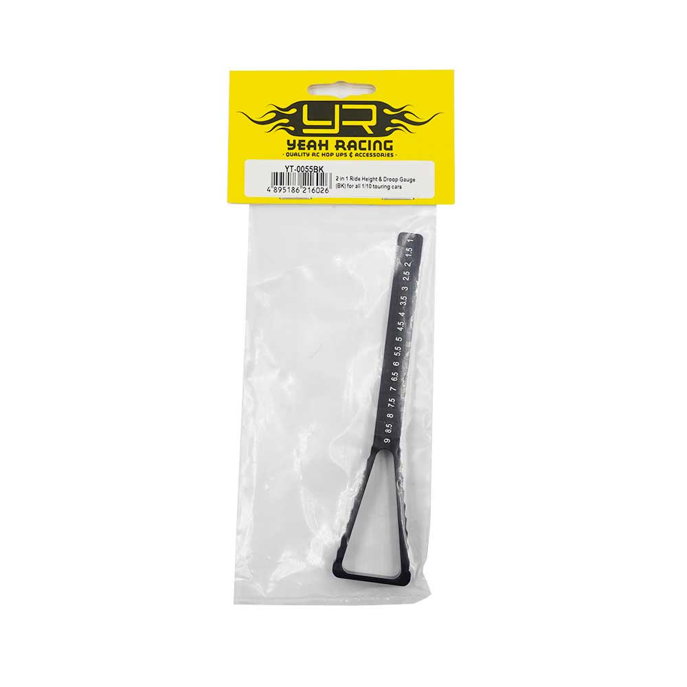Yeah Racing 2 in 1 Ride Height &amp; Droop Gauge for all 1/10 touring cars YT-0055