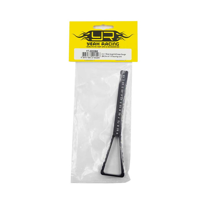 Yeah Racing 2 in 1 Ride Height &amp; Droop Gauge for all 1/10 touring cars YT-0055