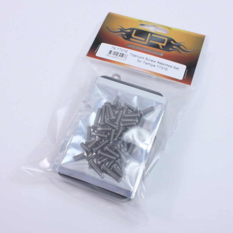 Yeah Racing Titanium Screw Assorted Set With Free Mini Box For Tamiya TT01E