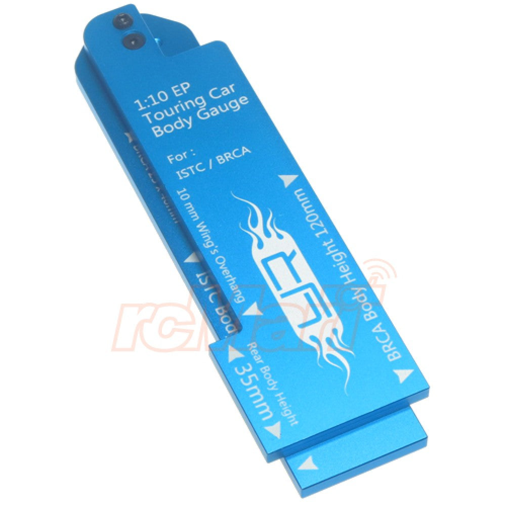 Yeah Racing 1/10 EP Touring Car Body Gauge For ISTC BRCA Blue YT-0067BU