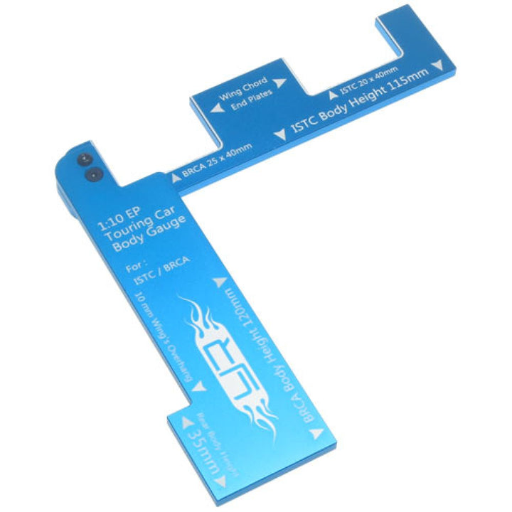 Yeah Racing 1/10 EP Touring Car Body Gauge For ISTC BRCA Blue YT-0067BU