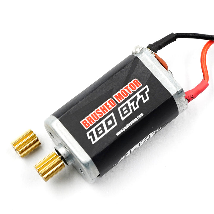 Yeah Racing 180 87T Brushed Motor W/11T Pinion For Traxxas TRX-4M / Micro Rc