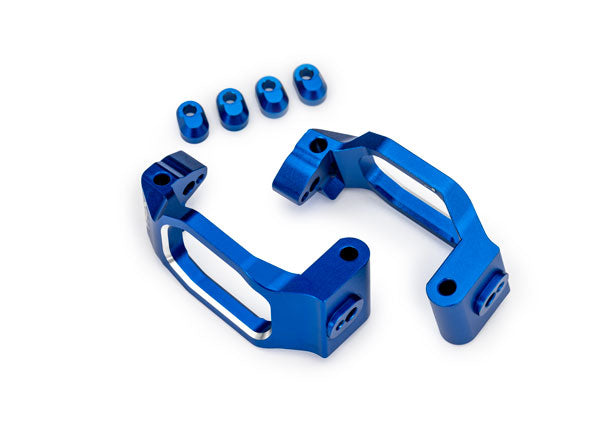 Caster blocks, 6061-T6 anodized aluminum left &amp; right 10232
