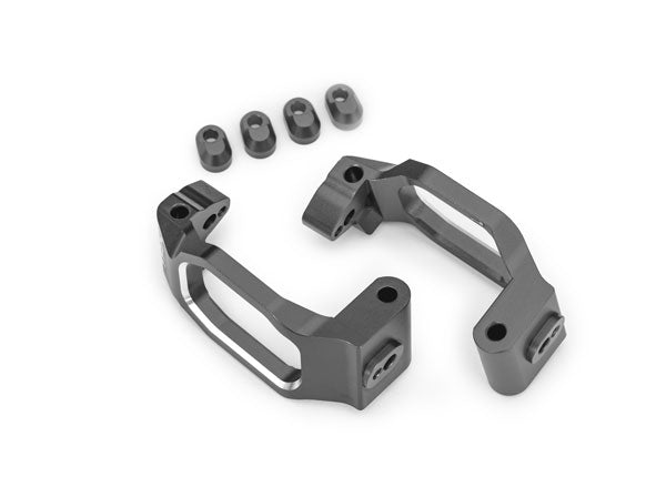 Caster blocks, 6061-T6 anodized aluminum left &amp; right 10232