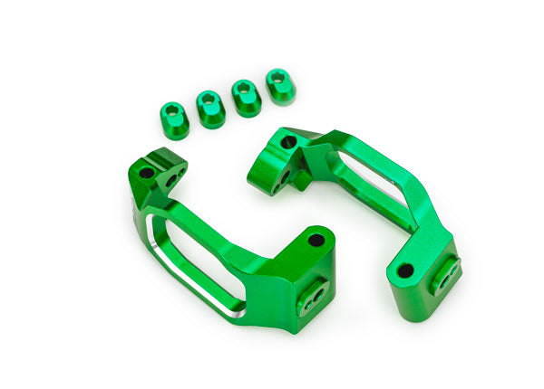 Caster blocks, 6061-T6 anodized aluminum left &amp; right 10232