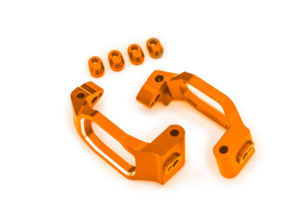 Caster blocks, 6061-T6 anodized aluminum left &amp; right 10232