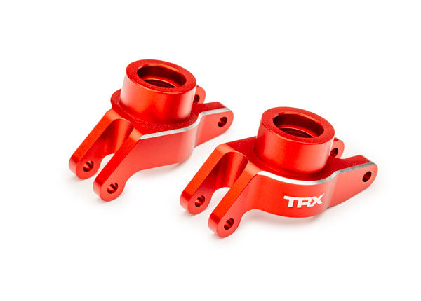 Carriers, stub axle, 6061-T6 anodized aluminum left &amp; right 10252