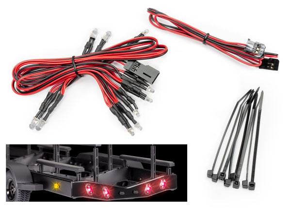Wire harness, LED lights/ zip ties (8) (fits 