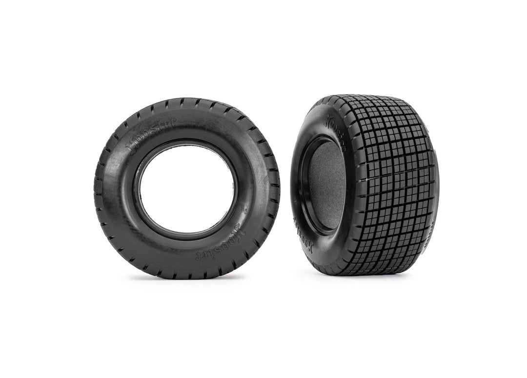 Hoosier Dual-Profile Dirt Oval Tires &amp; Foam Inserts (2) 10470X
