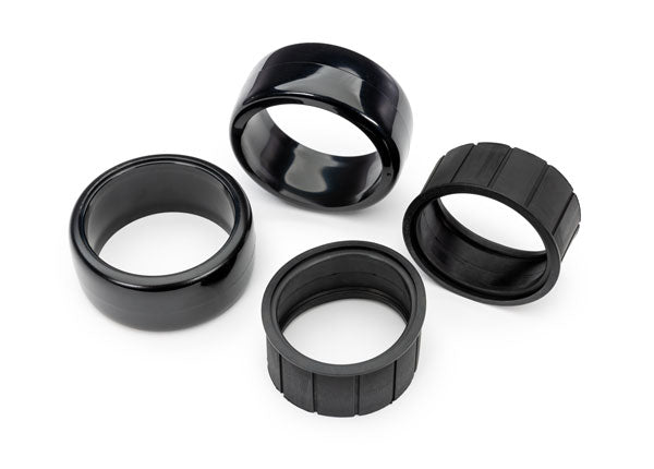 Tires, 1.9" Drift 1 Dot Hard Rough Surfaces Rear (2)/ Rubber Inserts (2) 10573