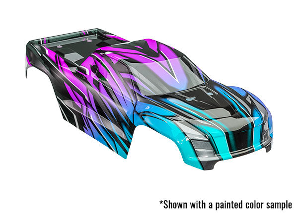 Clipless Mini Maxx ProGraphix Body Requires Paint With Decals Includes Latches 10711X