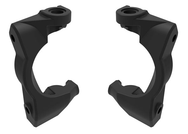 Caster Blocks (C-hubs), Left & Right (Black) 10732-BLK