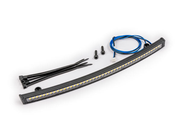LED Roof Light Bar Curved (High-Voltage) With 44 White LEDs 180mm Wide 10916