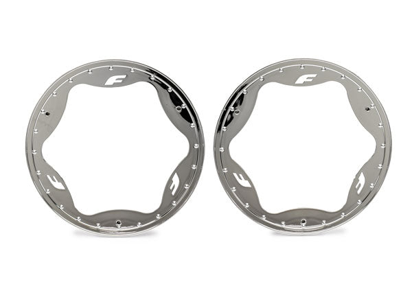 Beadlock Rings Rear Chrome 4.3" (2) 10948-CHRM