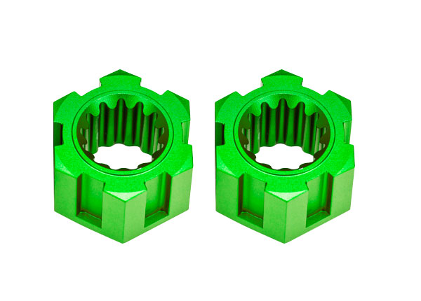 Wheel Hubs Hex Front Anodized 6061-T6 Aluminum (2) 10954