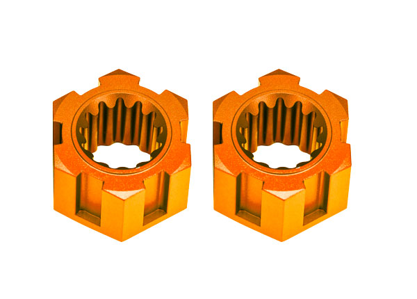 Wheel Hubs Hex Front Anodized 6061-T6 Aluminum (2) 10954