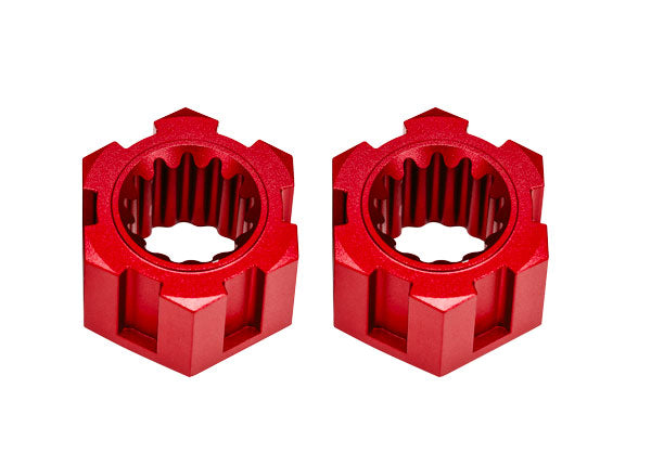 Wheel Hubs Hex Front Anodized 6061-T6 Aluminum (2) 10954