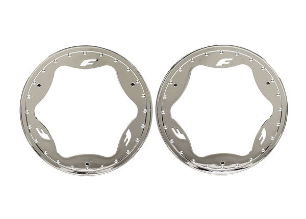 Beadlock Rings Rear Chrome 3.9" (2) 10977-CHRM