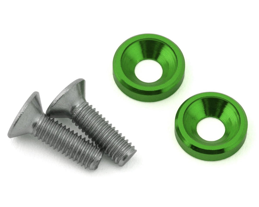 175RC Team Associated DC10 Ti-Look Motor Screws (2)