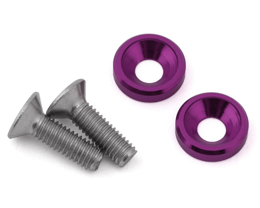175RC Team Associated DC10 Ti-Look Motor Screws (2)