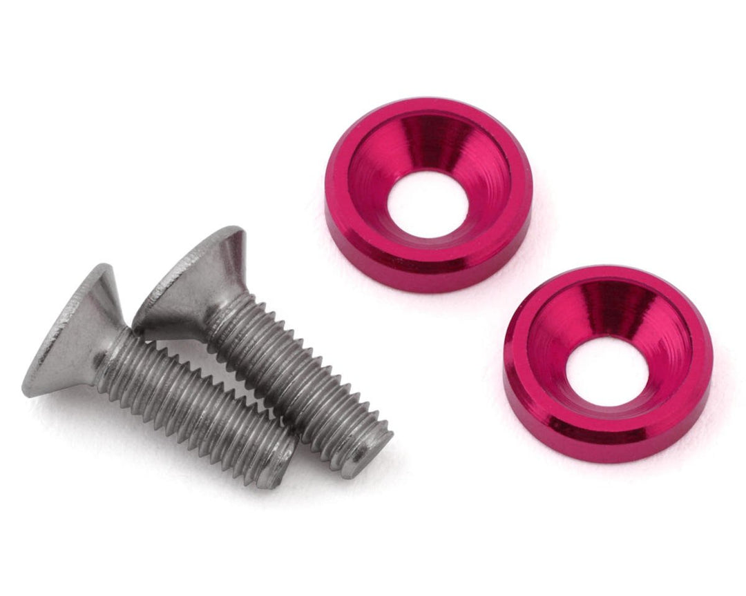 175RC Team Associated DC10 Ti-Look Motor Screws (2)
