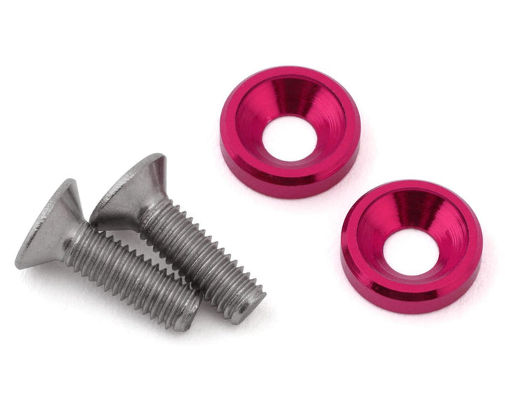 175RC Team Associated DC10 Ti-Look Motor Screws (2)
