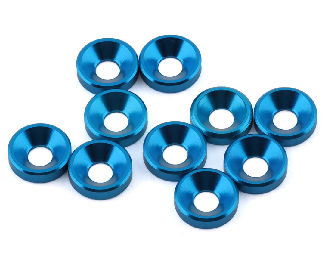1UP Racing 3mm Countersunk Washers (10)