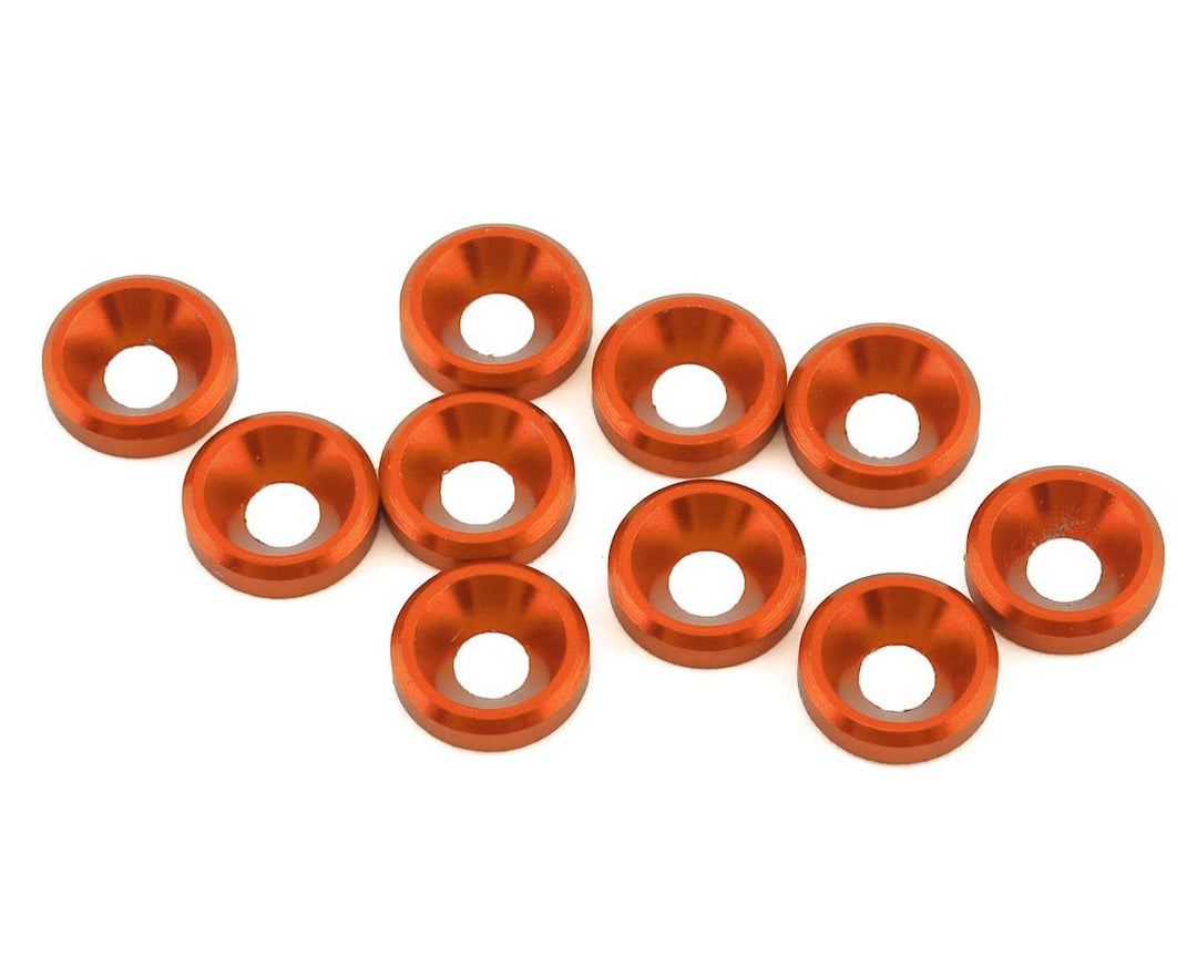1UP Racing 3mm Countersunk Washers (10)