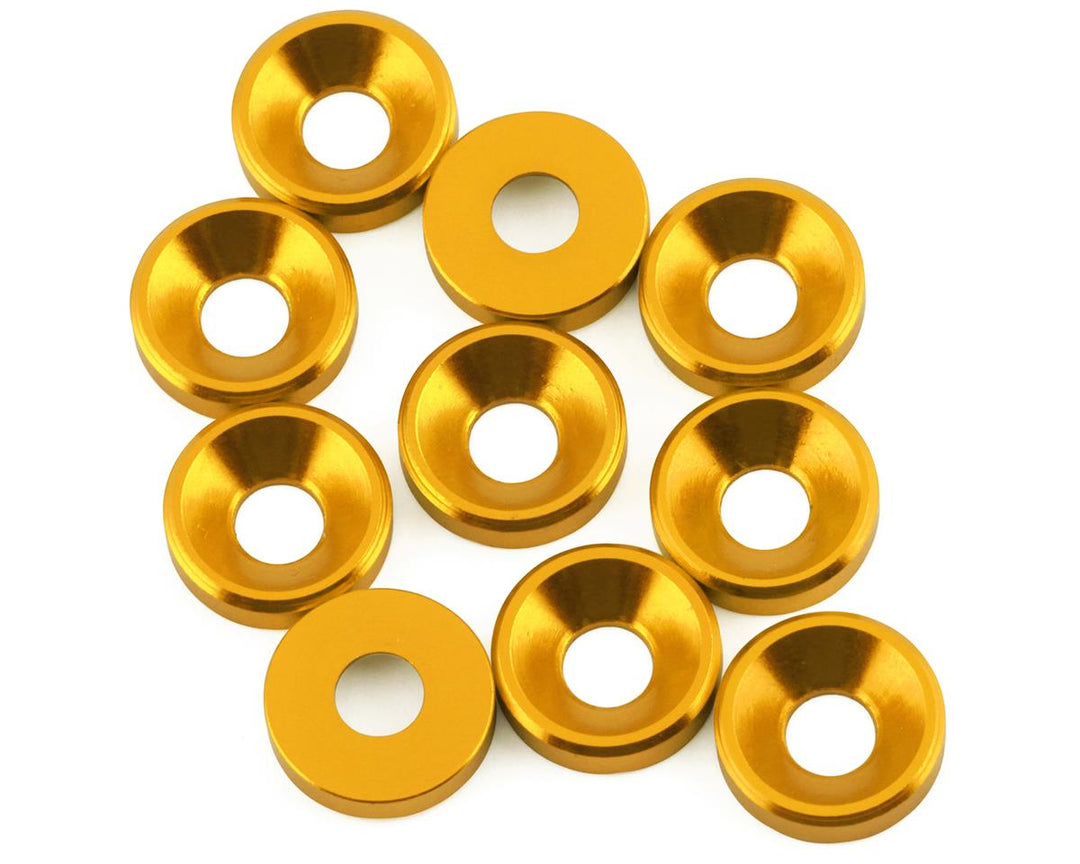 1UP Racing 3mm Countersunk Washers (10)