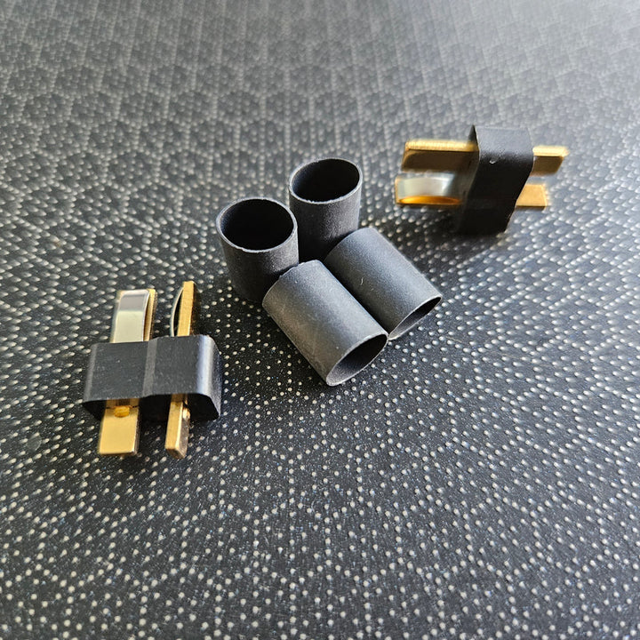 WS Deans Ultra Plug HB 2 Pack With 1/4 Inch Shrink Wrap