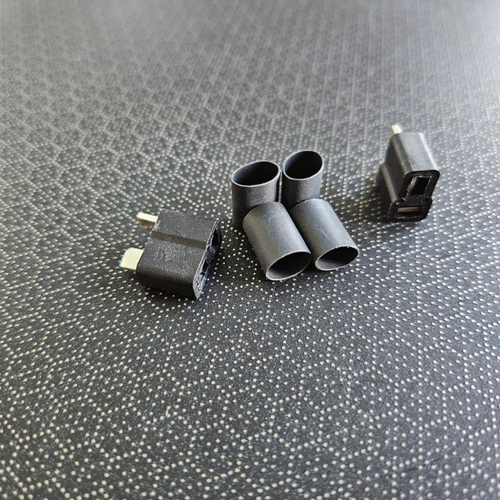WS Deans Ultra Plug HB 2 Pack With 1/4 Inch Shrink Wrap