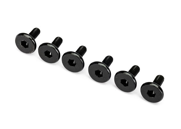Screws Flat-Head 3x8mm Hex (6) 2627