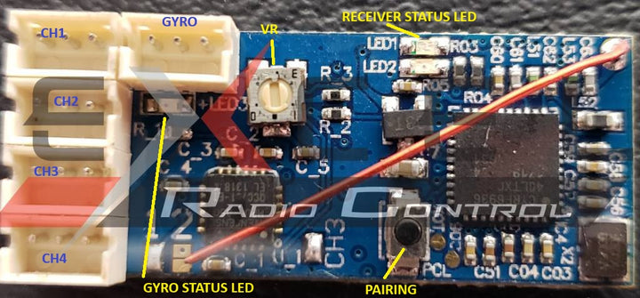 DasMikro DSK-130 V1 Sanwa Gyro Micro Receiver
