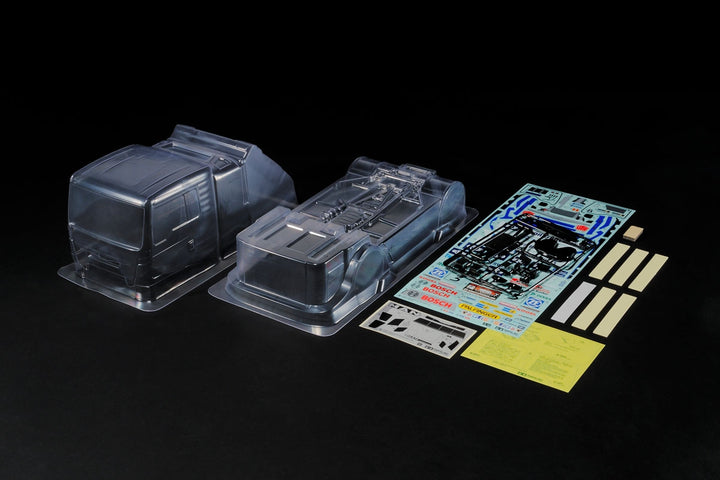 Tamiya Team Hahn Racing Man Tgs Semi Truck Body Set (Clear) 51606