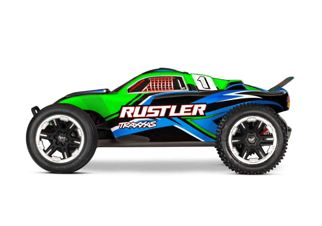 Rustler 1/10 Scale Stadium Truck Heavy Duty With USB-C Charger 37254-8