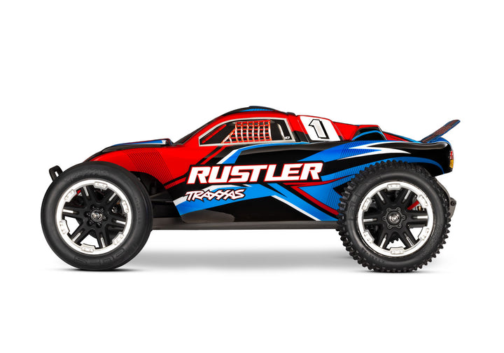 Rustler 1/10 Scale Stadium Truck Heavy Duty With USB-C Charger 37254-8