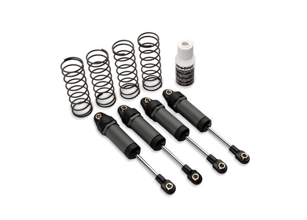 Long Gray Ultra Shocks with Springs (4) 3760