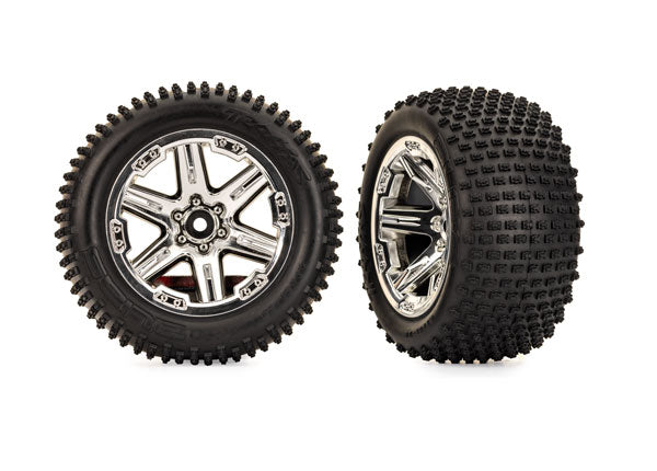 Tires &amp; Wheels Assembled RXT Chrome Wheels 2WD Rear 3779X