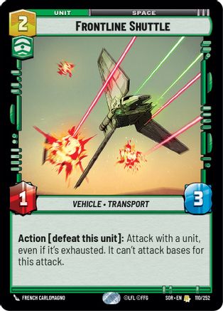 Frontline Shuttle (110/252) - Spark of Rebellion