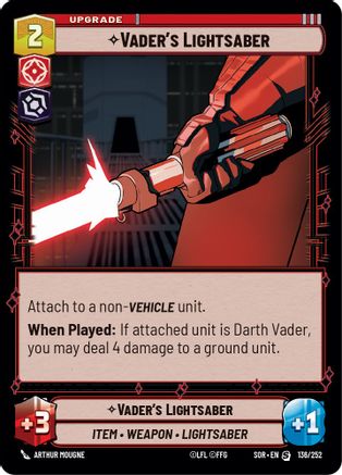 Vader's Lightsaber (136/252) - Spark of Rebellion