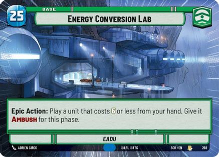 Energy Conversion Lab (Hyperspace) (288) - Spark of Rebellion Foil