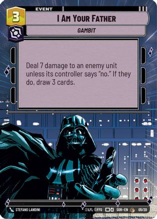 I Am Your Father (Hyperspace) (05/20) - Spark of Rebellion Weekly Play Promos