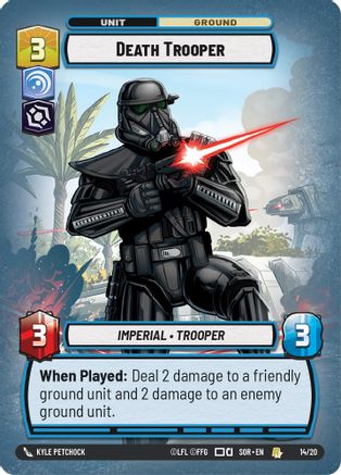 Death Trooper (14/20) - Spark of Rebellion Weekly Play Promos Foil