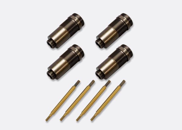 1/10 Aluminum GTR Shock Bodies w/ TiN Shafts (4) 5466R