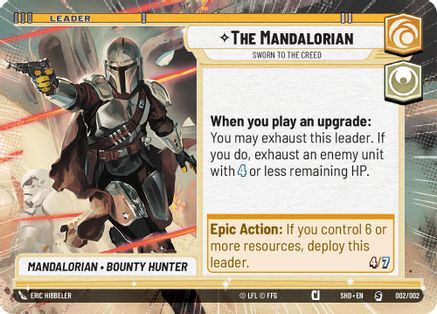 The Mandalorian - Sworn To The Creed (Hyperspace) (002/002) - Prerelease Promos