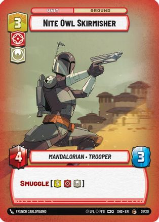 Nite Owl Skirmisher (01/20) - Shadows of the Galaxy Weekly Play Promos