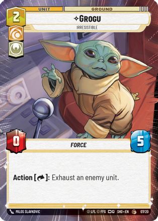 Grogu - Irresistible (Hyperspace) (07/20) - Shadows of the Galaxy Weekly Play Promos